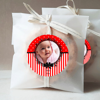 6 Ay Kınası Temalı Resimli Sticker