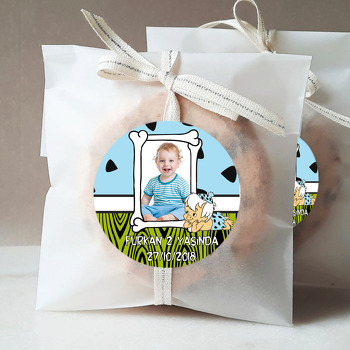 Bambam Temalı Resimli Sticker