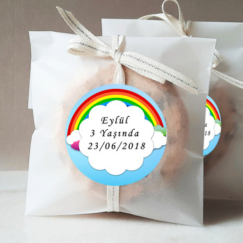 Gökkuşağı Temalı Sticker