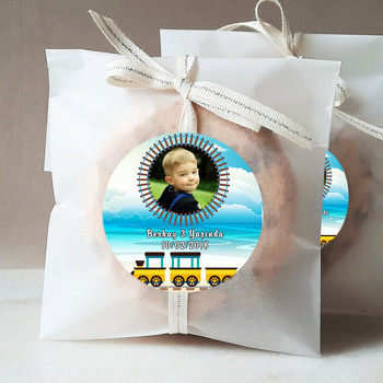 Tren Temalı Resimli Sticker