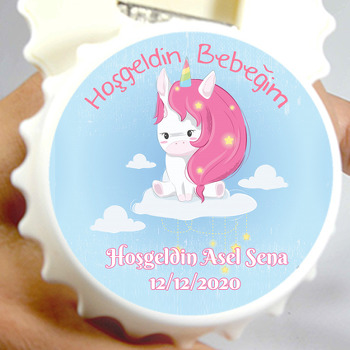Bebek Unicorn Temalı Kapak Açacak