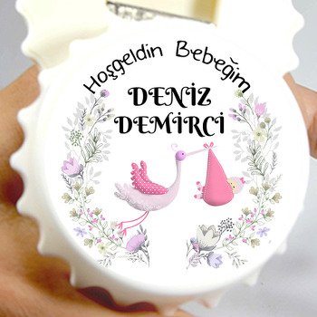 Pembe Kanatlı Flamingo Temalı Kapak Açacak