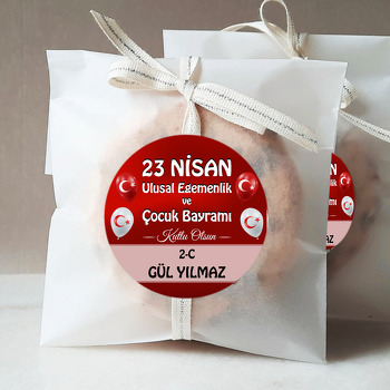 23 Nisan ile Balon Temalı Sticker