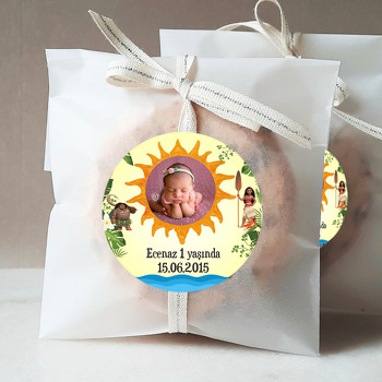 Moana Temalı Resimli Sticker