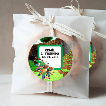Minecraft Temalı Sticker