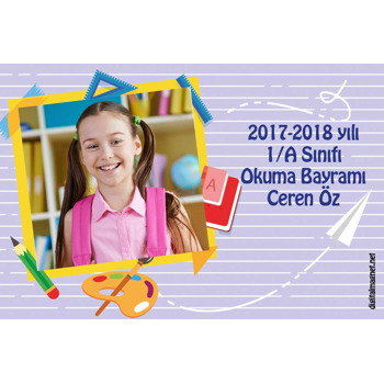 Okuma Bayramı Temalı Magnet