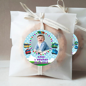 Tayo Temalı Resimli Sticker