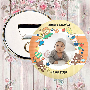 Aslan Ve Ayıcık Temalı Magnet Açacak