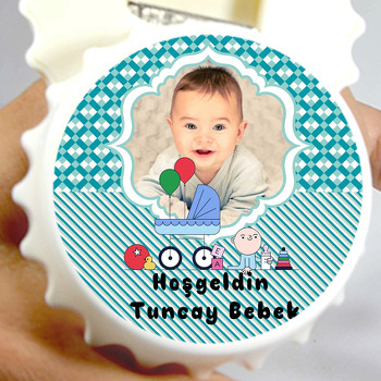 Oyuncak Temalı Hoşgeldin Bebek Kapak Şekilli Magnet Açacak