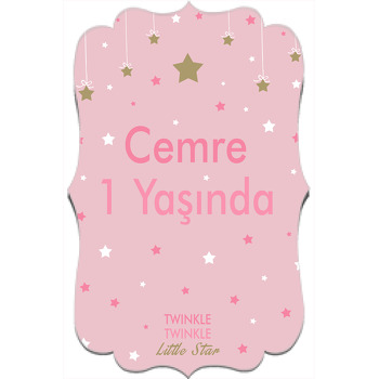 Twinkle Twinkle Little Star Temalı Özel Kesim Magnet
