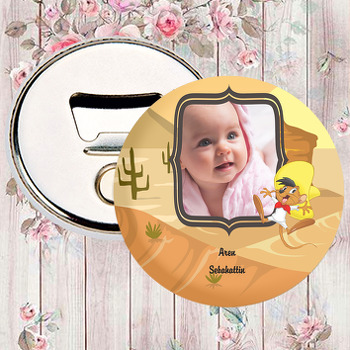 Hızlı Gonzales Temalı Fotoğraflı Magnet Açacak