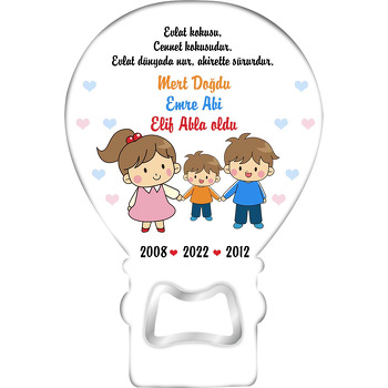 Abi Abla ile Kardeş Temalı Balon Magnet Açacak
