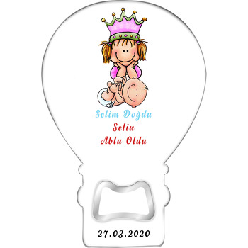 Abla Oldu Temalı Balon Magnet Açacak