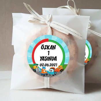 Akıllı Kamyon Leo ile Arkadaşları Temalı Sticker