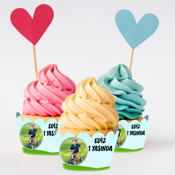 Akıllı Kamyon Leo Temalı Cupcake Sargısı