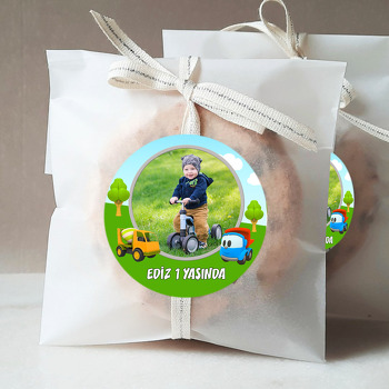 Akıllı Kamyon Leo Temalı Resimli Sticker