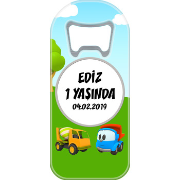Akıllı Kamyon Leo Temalı Uzun Magnet Açacak