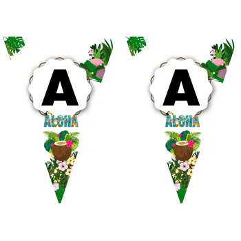 Aloha Temalı Parti Banner