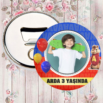 Alvin ile Balonlar Temalı Magnet Açacak