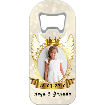 Angel Wings Temalı Uzun Resimli Magnet Açacak