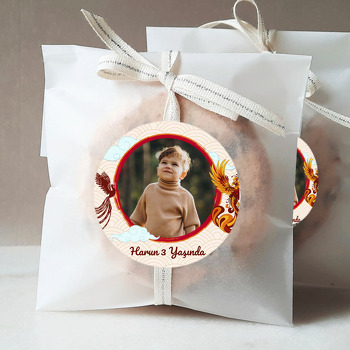 Anka Kuşu Temalı Sticker