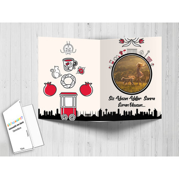 Ankara Temalı Anı Kartı