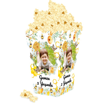 Arı Dünyası Temalı Popcorn Kutusu