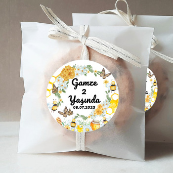 Arı Dünyası Temalı Sticker