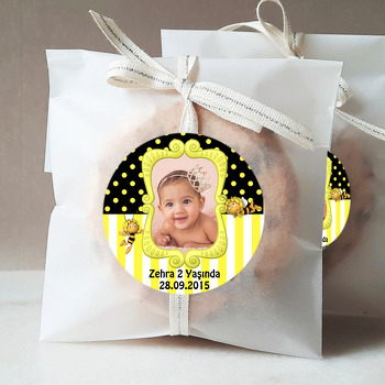 Arı Maya Temalı Resimli Sticker