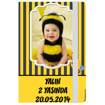 Arı Temalı Kişiye Anı Özel Defter