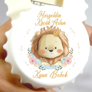 Aslan Temalı Kapak Şekilli Magnet Açacak