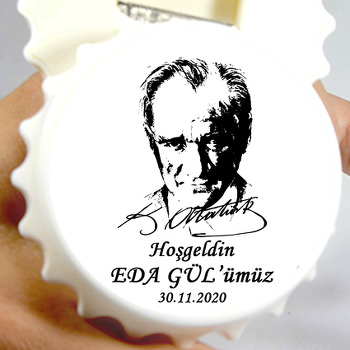 Atatürk ve İmza Temalı Hoşgeldin Bebek Kapak Açacak