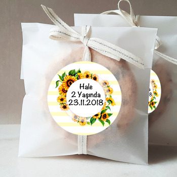Ayçiçeği Temalı Sticker