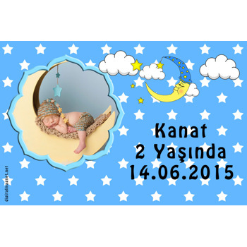 Aydede Temalı Doğum Günü Magnet