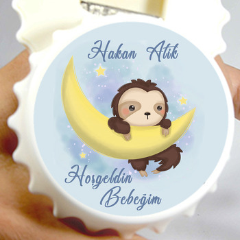 Aydede Ve Maymun Temalı Kapak Şekilli Magnet Açacak
