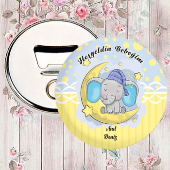Aydede Ve Uykucu Fil Temalı Magnet Açacak