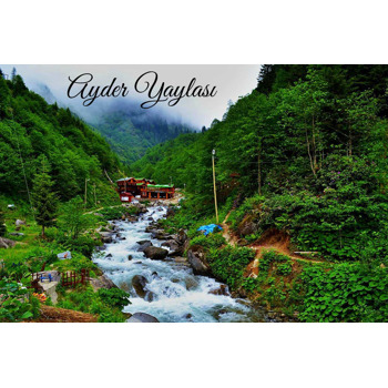 Ayder Yaylası Vadi Rize Temalı Magnet