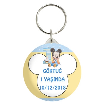 Baby Mickey  Temalı Anahtarlık