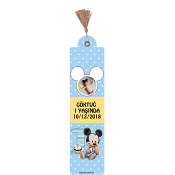 Baby Mickey  Temalı Kitap Ayracı