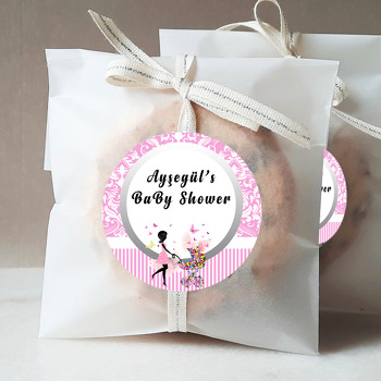 Baby Shower Temalı Hoşgeldin Bebek Sticker
