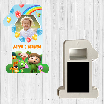 Baby Tv Ekip Temalı Doğum Günü Magnet Açacak