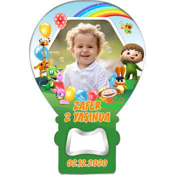 Baby Tv Ekip Temalı Resimli Balon Magnet Açacak