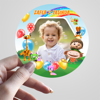 Baby Tv Ekip Temalı Resimli Sticker