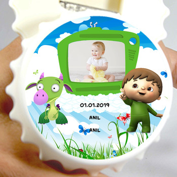 Baby Tv  Temalı Resimli Kapak Şekilli Magnet Açacak