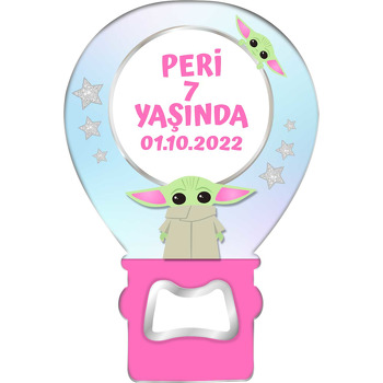 Baby Yoda Temalı Balon Magnet Açacak