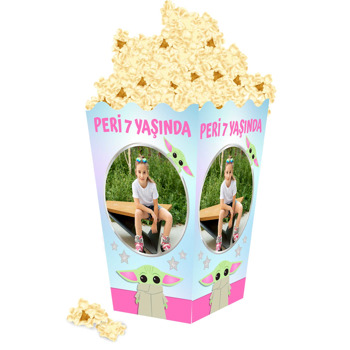 Baby Yoda Temalı Popcorn Kutusu