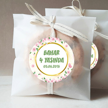 Bahar Temalı Parti Sticker