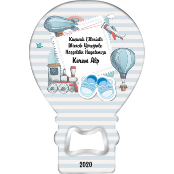 Balon ve Tren Temalı Balon Magnet Açacak