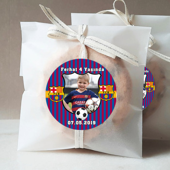 Barcelona Temalı Resimli Sticker
