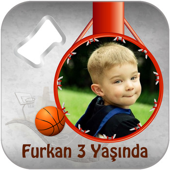 Basketbol Temalı Kare Magnet Açacak